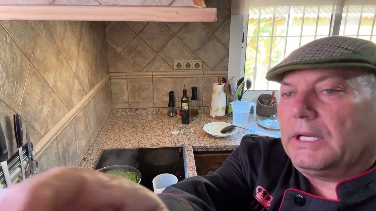 porrilla de espárragos trigueros con almendras al estilo de pepe #cocinarica #cocinaandaluza #