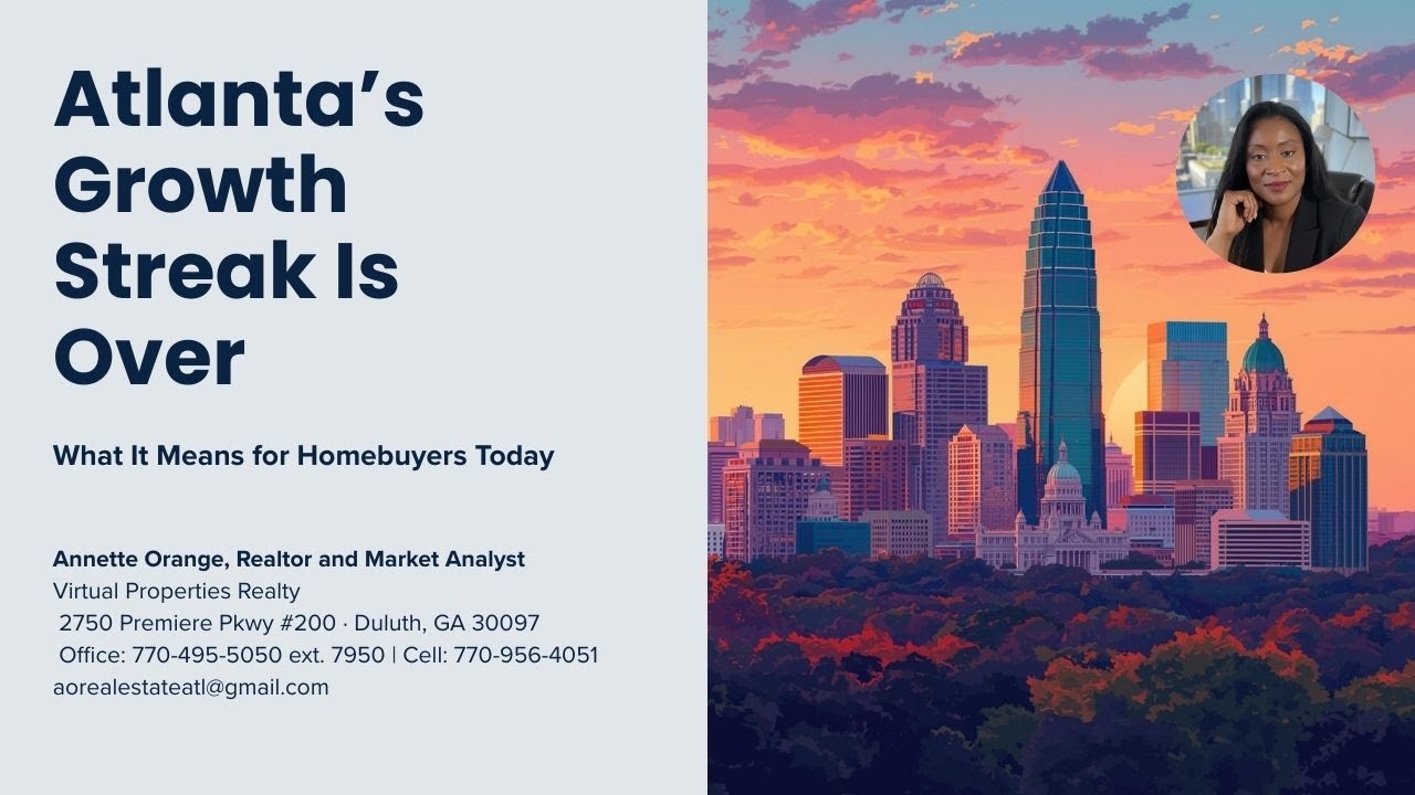 Atlanta’s Growth Streak Is Over — Here’s What It Means for Homebuyers