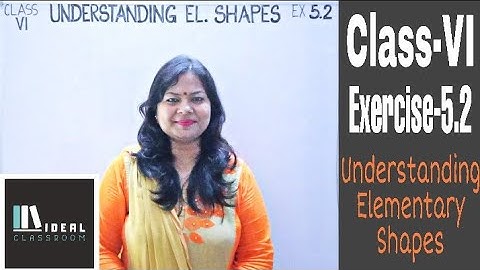 Understanding Elementary Shapes | Exercise-5.2 | Class-VI