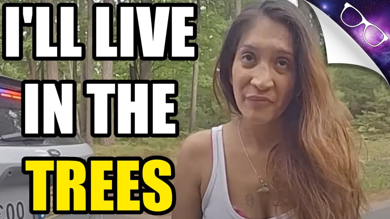 Drunk Woman Flips Her Car With a Tree - YouTube