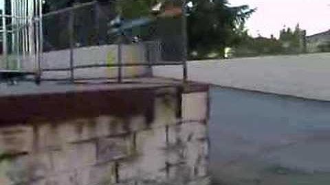 kickflip off loading dock