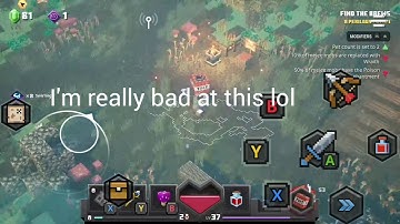 xbox cloud gaming! | minecraft dungeons touch screen