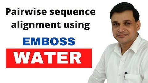 Pairwise sequence alignment by EMBOSS WATER