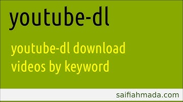 youtube dl download video by keyword