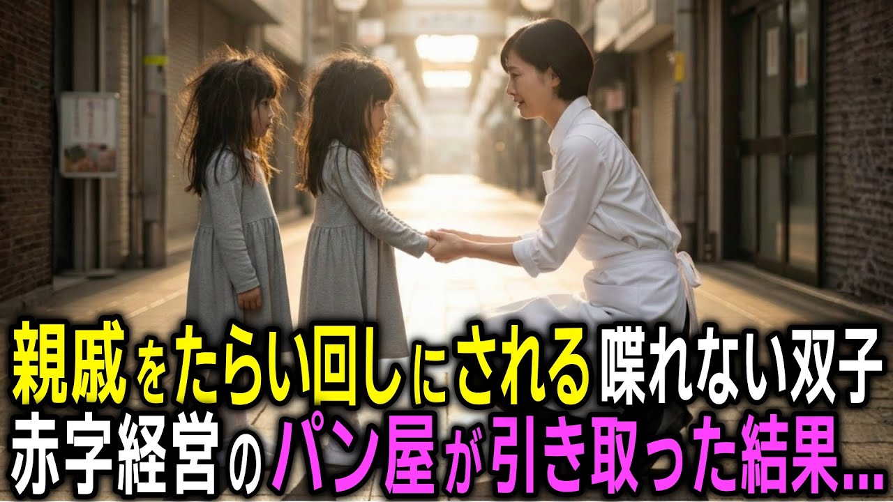 親戚をたらい回しにされる喋れない双子姉妹を赤字経営のパン屋が引き取った結果…