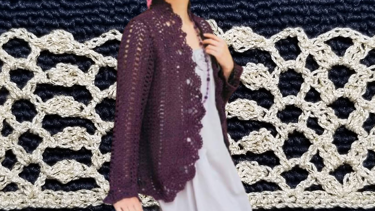 DIY CROCHET PONTO RENDA DE 1 CARREIRA MUITO FÁCIL DE FAZER EASY CROCHET