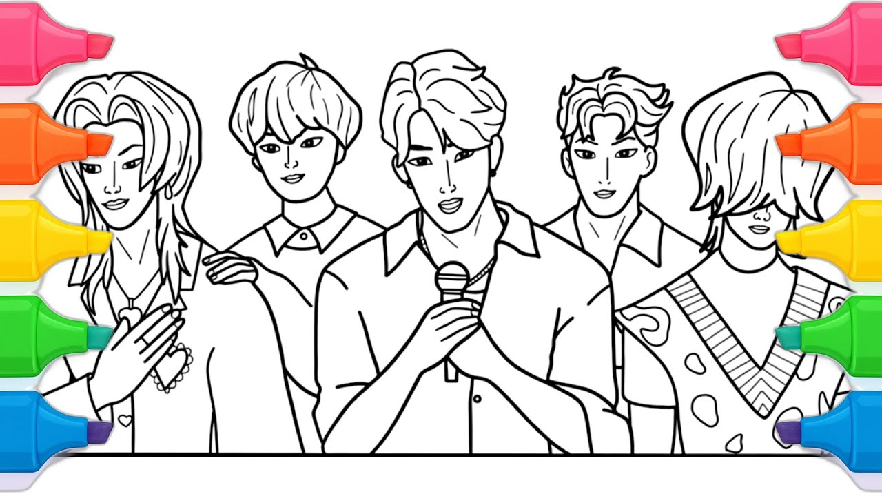 Увлекательная раскраска! K-pop Demon Hunters Saja Boys 🎨✨ | NCS Music