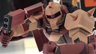 Robot魂 Ms 06d ザク デザートタイプ カラカル隊所属機 Zaku Desert Type Caracal Corps Ver Anime Mobile Suit Gundam Youtube