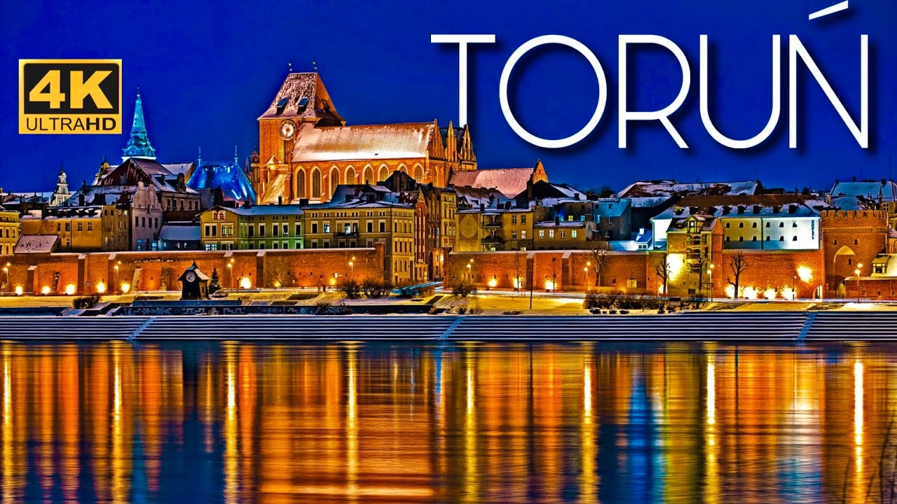 Toruń Poland 🇵🇱 | 4K Walking Tour | Beautiful medieval gothic town on the Vistula | 4K 60FPS UHD HDR