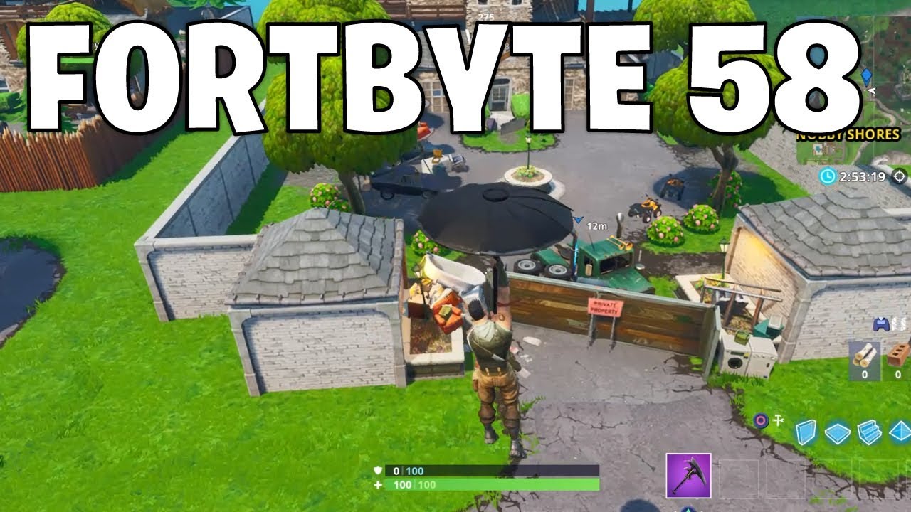 Fortbyte 58 location - Fortnite