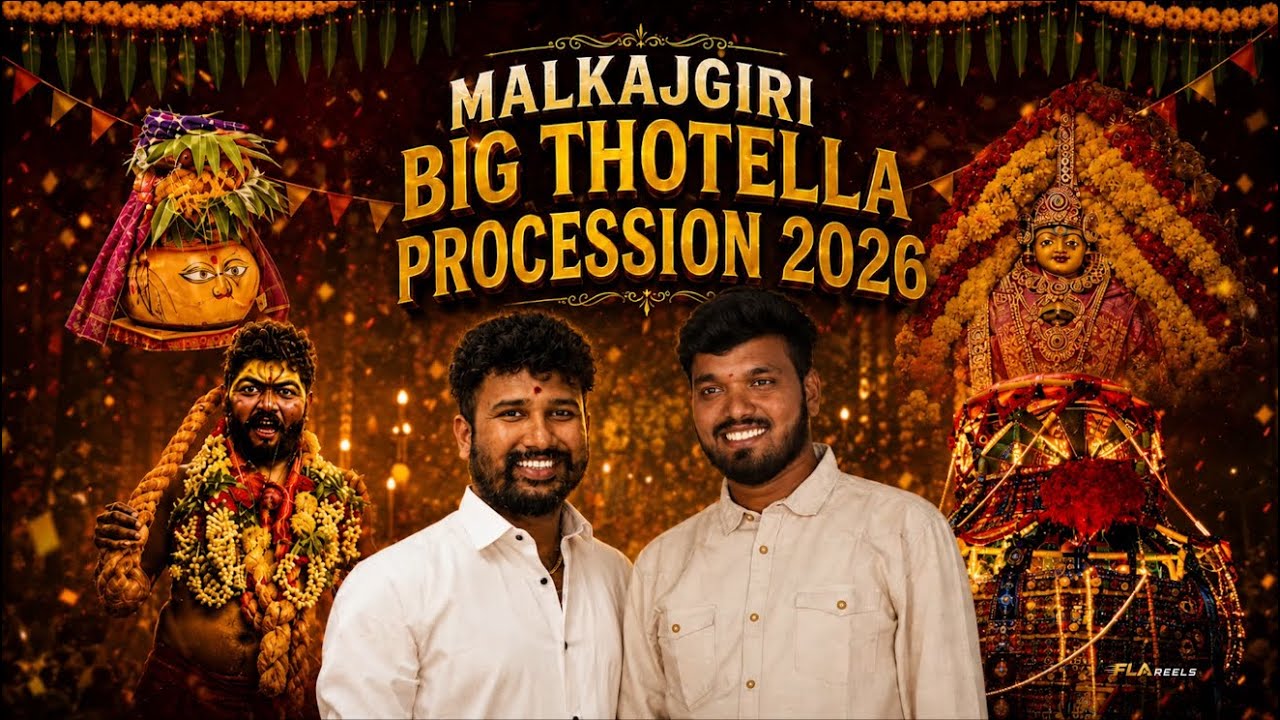 Malkajgiri Thotella Procession 2026 | Organised by @balabharath1555 #bonalu #2026 #youtubevideo 
