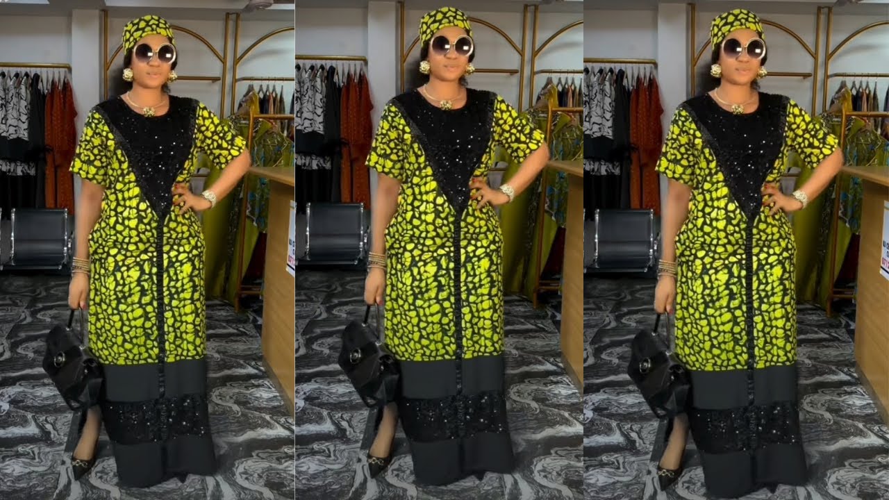 How to make this simple Gown with side slit