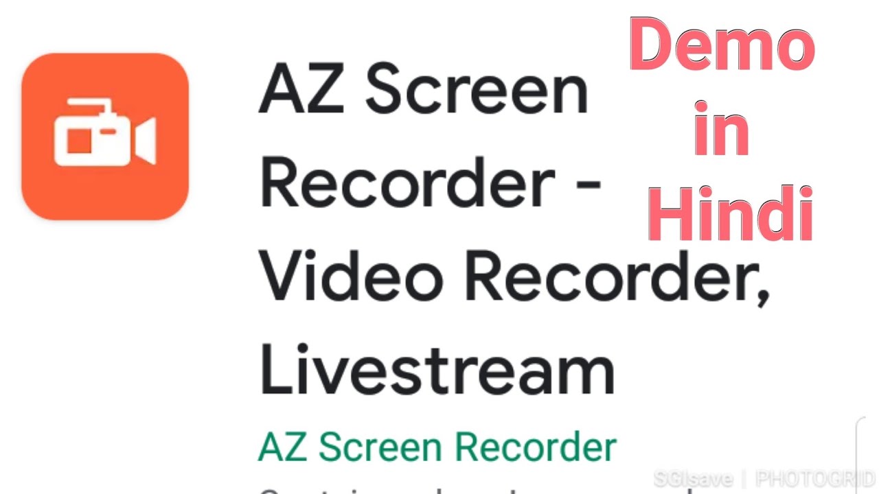A Z Screen Recorder Make Video With Presentation In Mobile Hindi Youtube