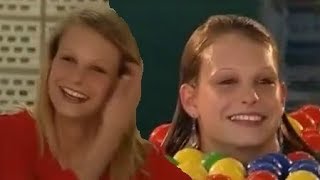 Cute German Girls Take An Unexpected Dip In The Swimming Pool