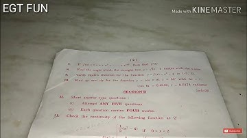 Maths 1B intermediate first year board exam question paper ||2019||