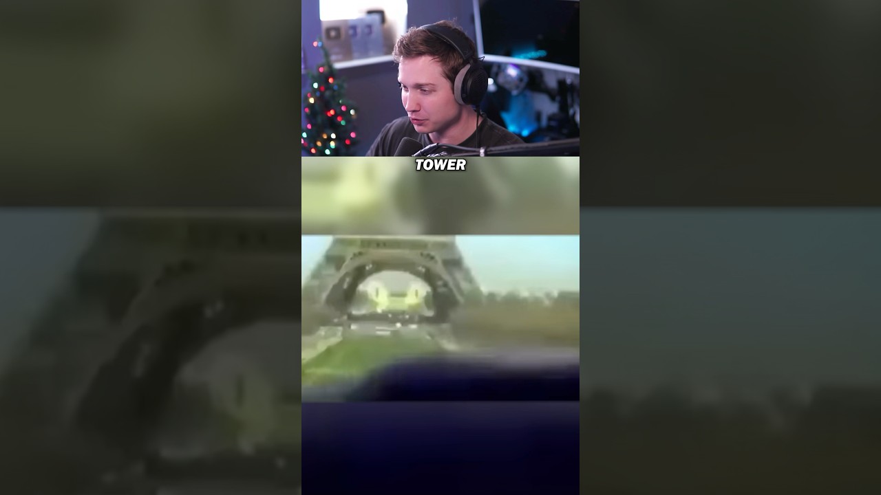 Man Flies UNDER The Eiffel Tower