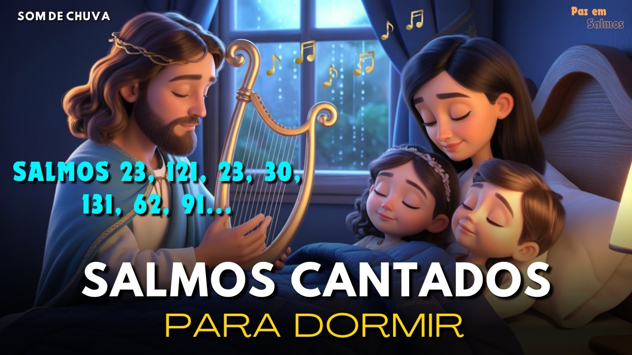 🕊️ Para Quem Está Cansado e Sobrecarregado | SALMOS CANTADOS PARA DORMIR