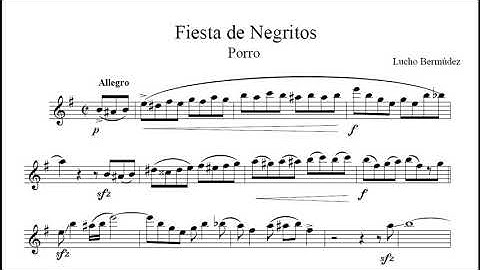 Thumbnail of Lucho Bermúdez - Fiesta de Negritos (Iván Villar Sanz)