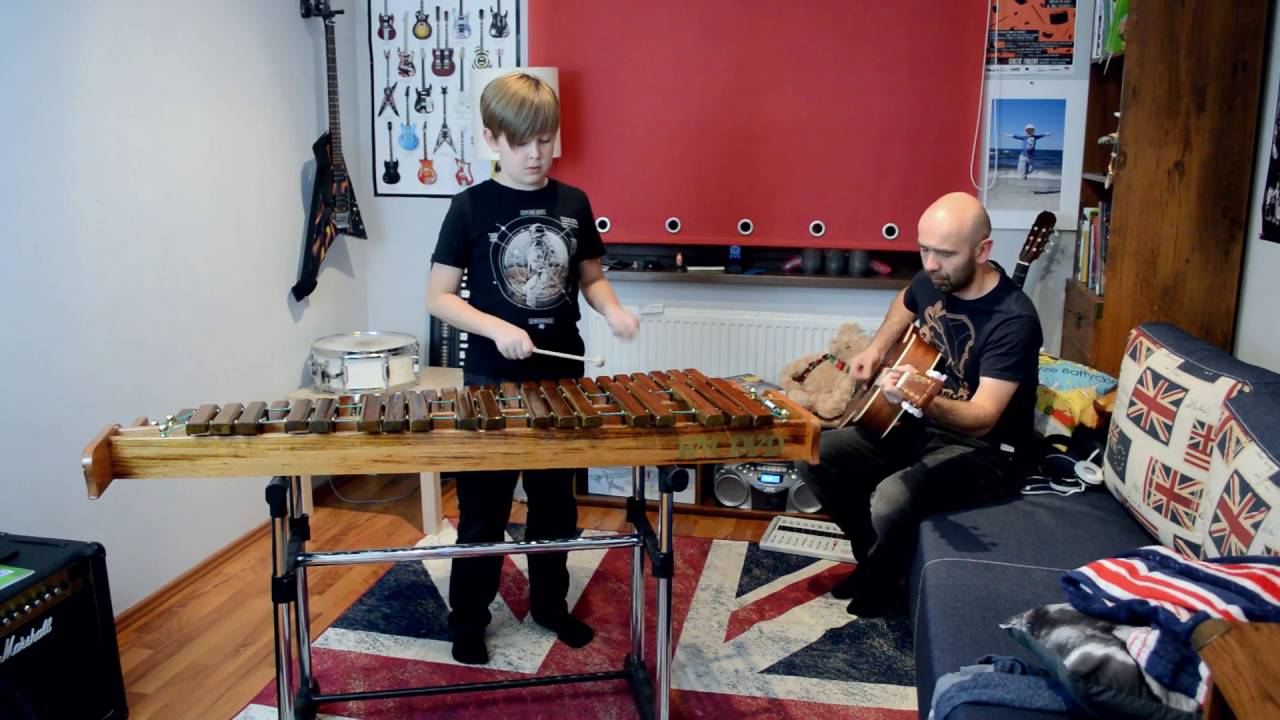 Crazy Frog Popcorn xylophone,guitar (cover) YouTube