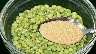 Mix yeast with peas, you will be delighted!❗ A long-forgotten RECIPE!
