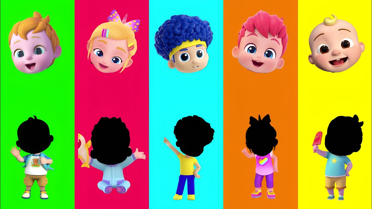 Wrong eyes👀 DAME TU COSITA SONG👀 Cocomelon and Bebefin and Cady and BabyBys and NuNuTv