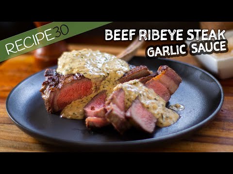 Are you a meat lover? Try this Steak with Garlic Sauce
