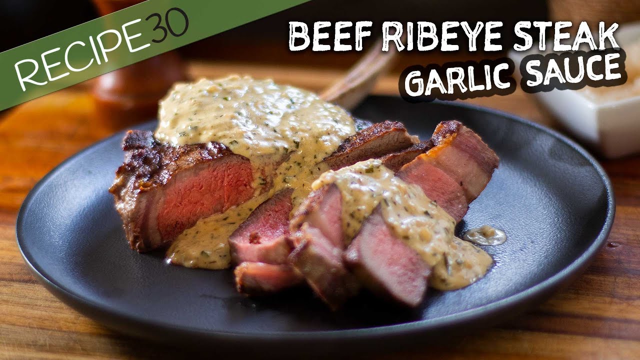 Are you a meat lover? Try this Steak with Garlic Sauce