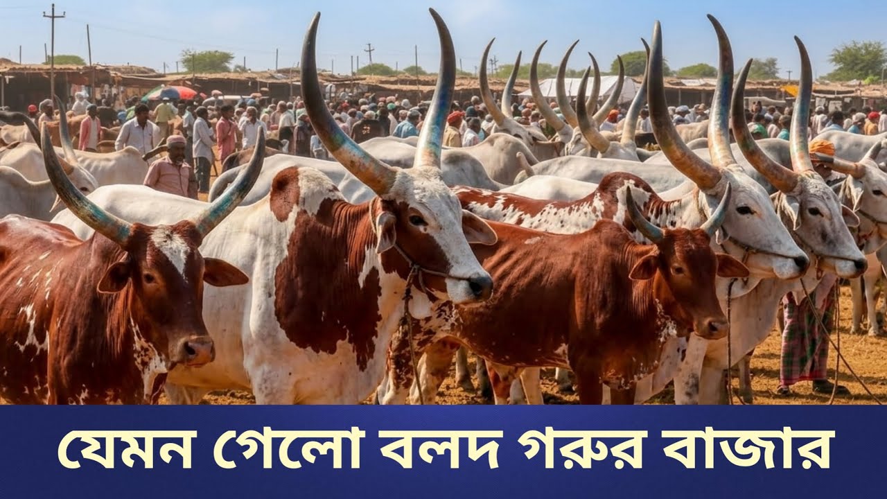 ঈদের আগে যেমন গেলো বলদ গরুর বাজার। নতুনহাট, জয়পুরহাট। #cow #viral @haterkotha 