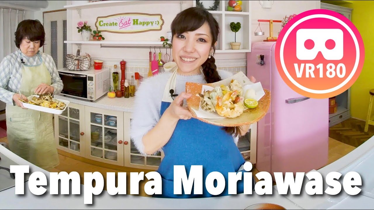 How to Make Tempura Moriawase (Assorted Tempura with Seafood and Vegetables Recipe) | VR180 Cooking | ochikeron