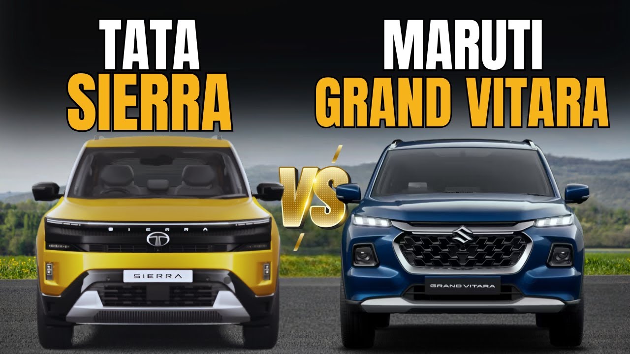 Новая Tata Sierra против Maruti Suzuki Grand Vitara | Что лучше? | Sierra против Grand Vitara