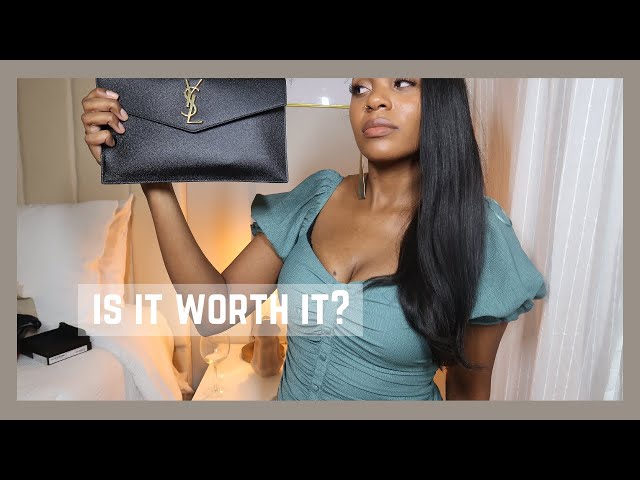 YSL UPTOWN POUCH REVIEW: WHAT FITS INSIDE +DIFFERENT WAYS TO WEAR WITH A  CHAIN