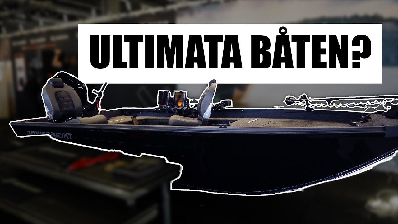 SJUKT mycket sportfiskebåt i liten förpackning - Powerboat 420 Tiller