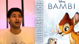Watching Bambi (1942) FOR THE FIRST TIME!! || Movie Reaction!