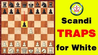 Chess Openings | Brilliant TRAPS for White Against Scandinavian Defense