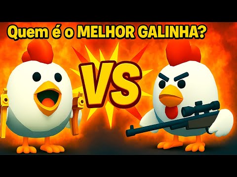PAI vs FILHO no Chicken Gun! Quem é o MELHOR GALINHA