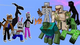 Mr  Hopp&#39;s Playhouse 2 VS Mutant Monsters in Minecraft