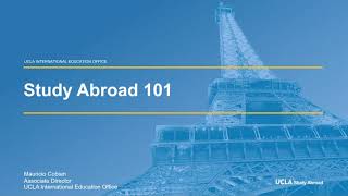 Study Abroad 101 - GLOW 2020