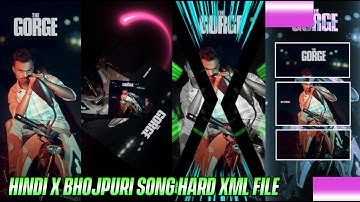 HINDI X BHOJPURI NEW TRENDING SONG HARD XML FILE ll BY R R XML KING