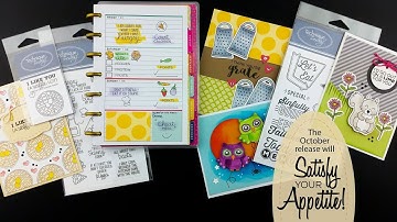 Satisfy Your Appetite For Great Stamp Sets and Crafting Dies - Technique Tuesday