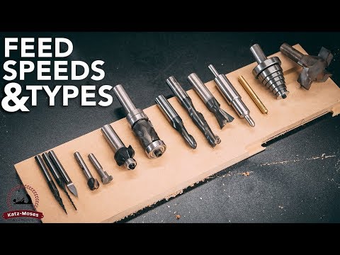 Router Bit Speeds, Feed and Types