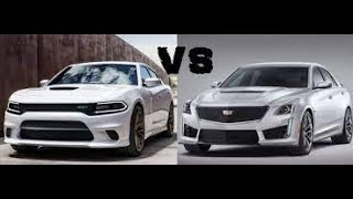 CTS-V Coupe vs Charger Hellcat