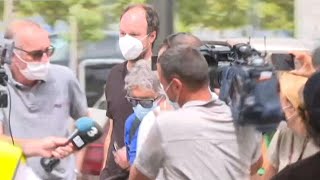 Jorge Messi, le père de Lionel, arrive à l'aéroport de Barcelone | AFP Images