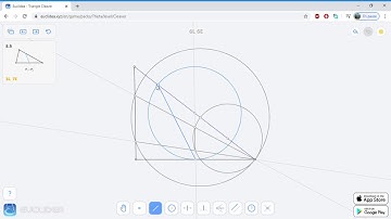 8.5 Euclidea - Triangle Cleaver - 3L 7E 3V