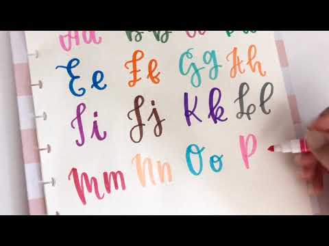 Alfabeto de lettering (parte 1)