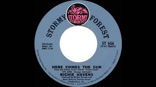 Video thumbnail of "1971 HITS ARCHIVE: Here Comes The Sun - Richie Havens (mono 45--2:36 version)"