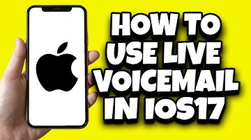 How To Use Live Voicemail On iPhone IOS 17 (2023)