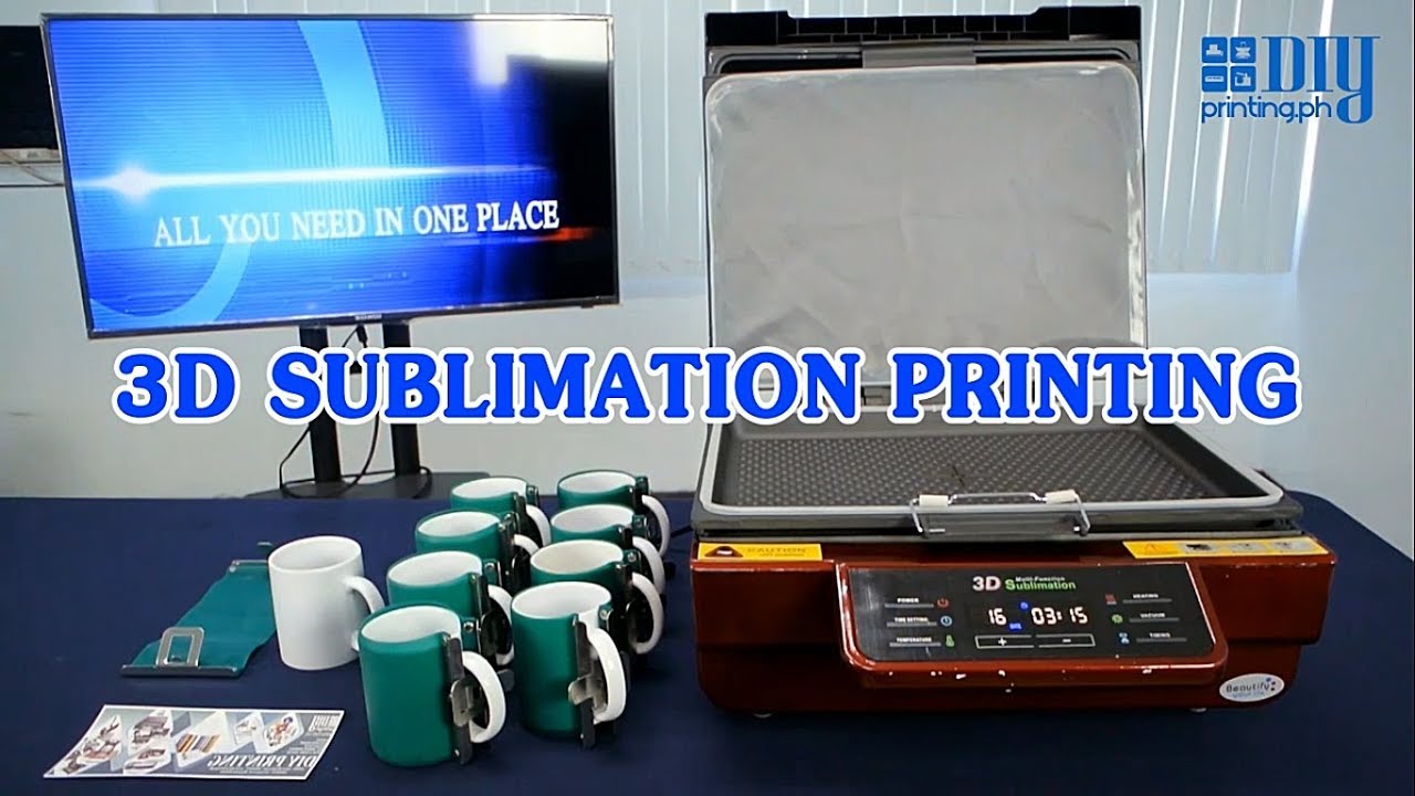3D Sublimation Printing using 3D Multifuction Vacuum Machine YouTube