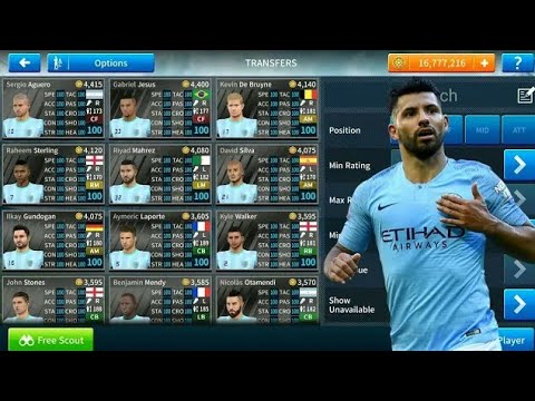 how-to-hack-manchester-city-team-2018-19-●-all-players-100-●-dream-league-soccer-2019---new-update