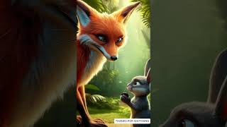 The Rabbit’s Gold Coin and the Clever Fox’s Trick! #ai  #aistory #cartoon #rabbit #fox