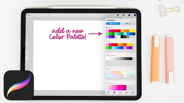 How to Import a New Color Palette into Procreate for iPad + Free Color Palette